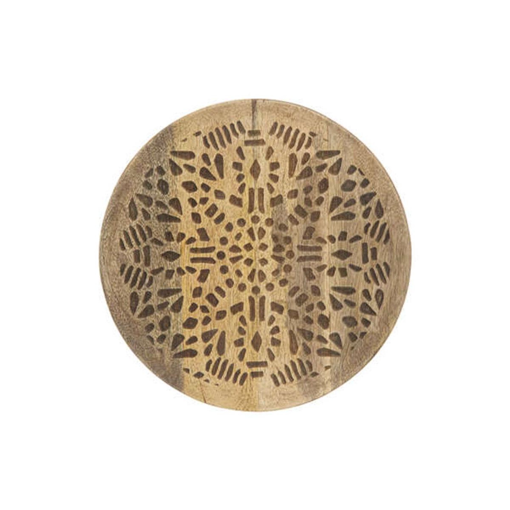 Voir la diapositive 1 : SECRET DE GOURMET Assiette de Présentation  Tropiques  30cm Naturel