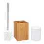 Voir la diapositive 2 : FIVE Brosse WC en Bambou  Natureo  36cm Naturel