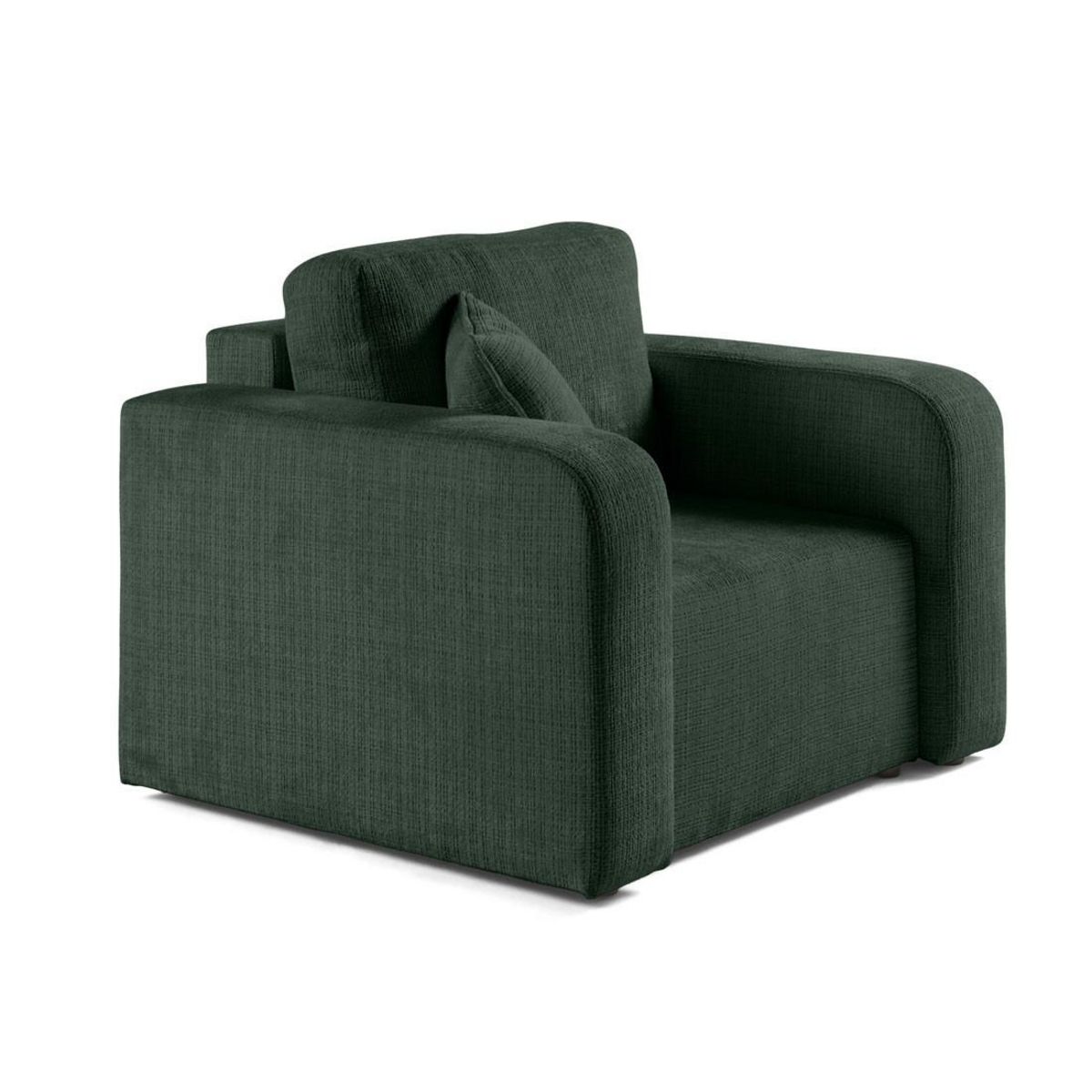 BEST MOBILIER Miro - fauteuil en velours texturé
