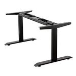 CENTRALE BRICO Base SOLIDE avec réglage électrique hauteur noir RAL 9005 mat