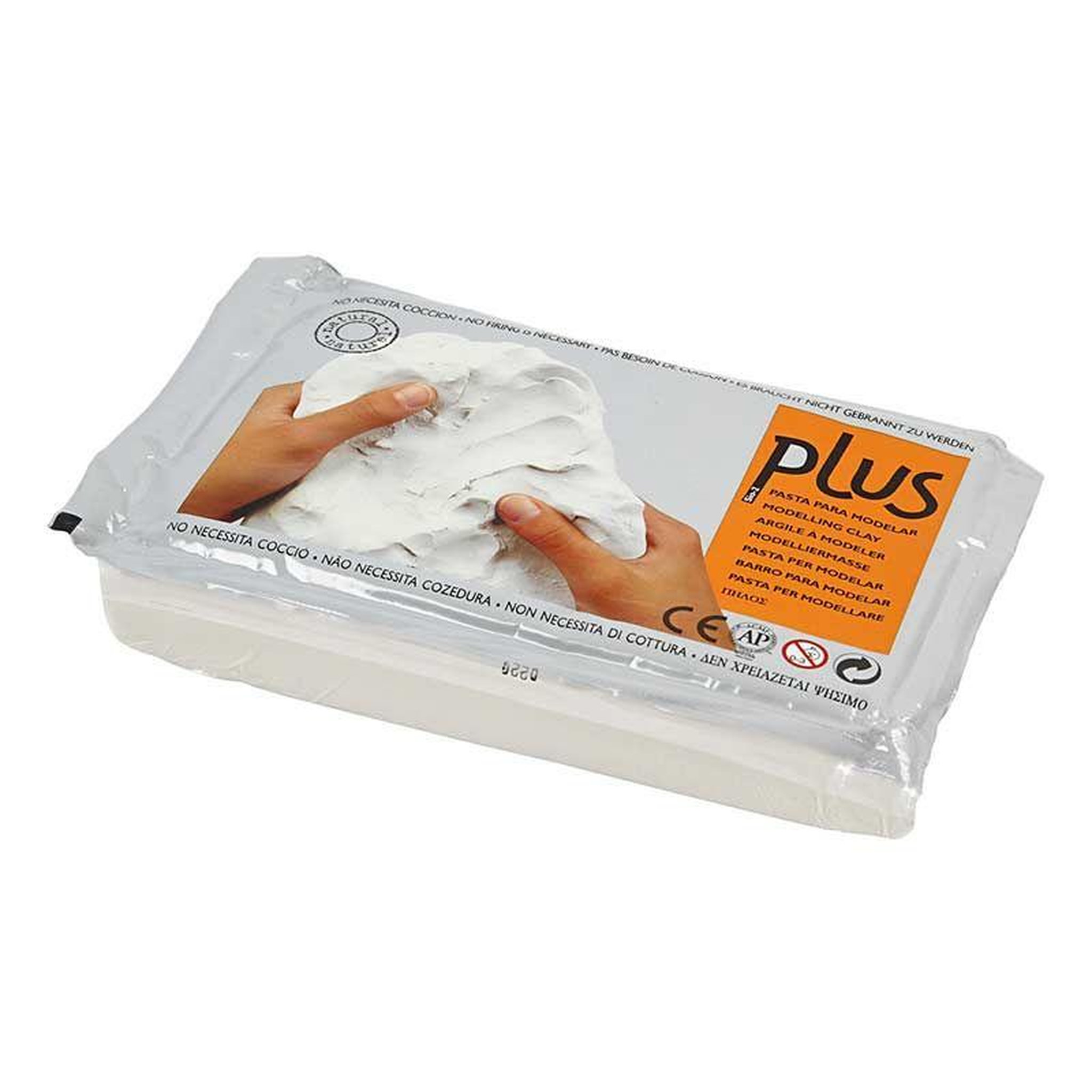 CREATIV COMPANY Argile à modeler - blanc - 1 kg