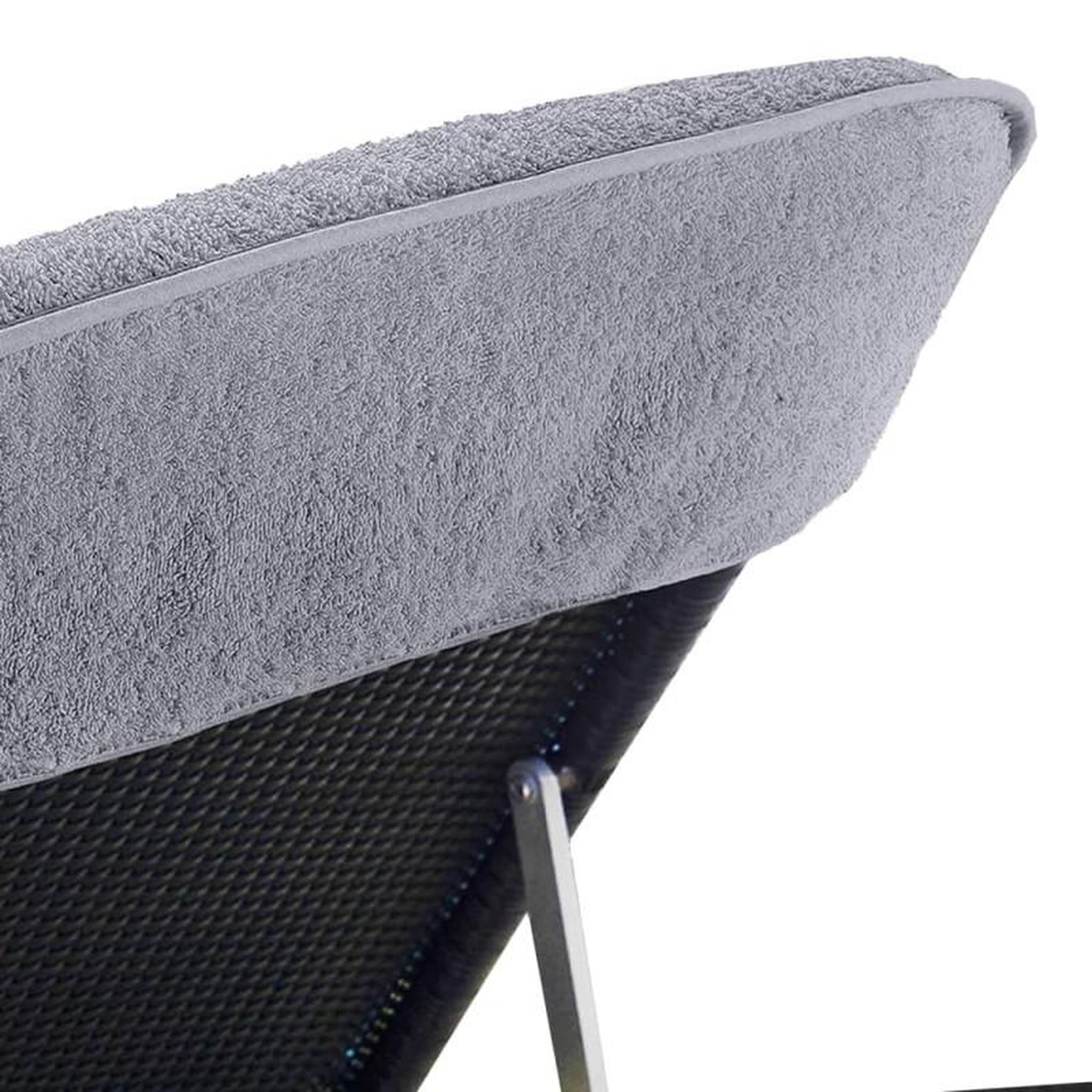 Voir la diapositive 6 : VIDAXL Serviettes de plage 2 pcs gris 60x135 cm tissu 400 GSM