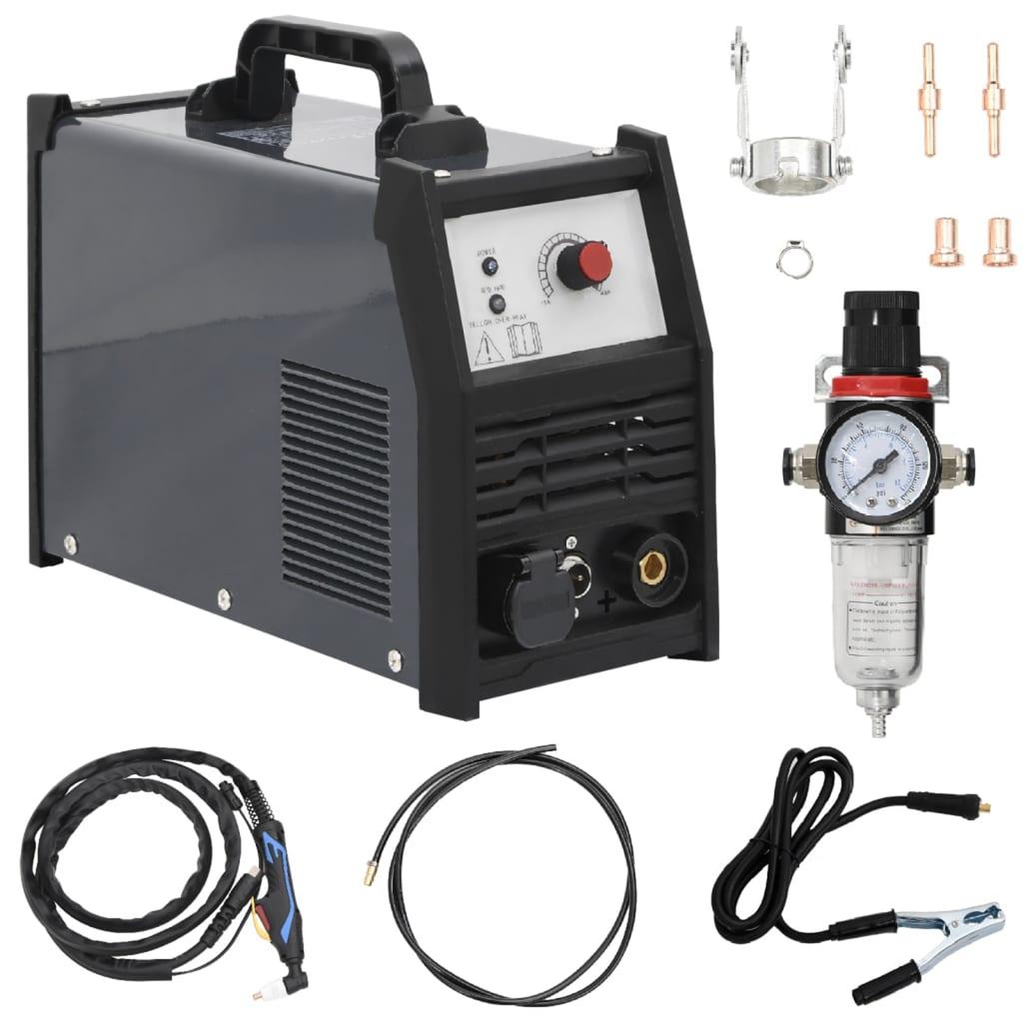 Voir la diapositive 1 : VIDAXL Cutter a plasma 40 a