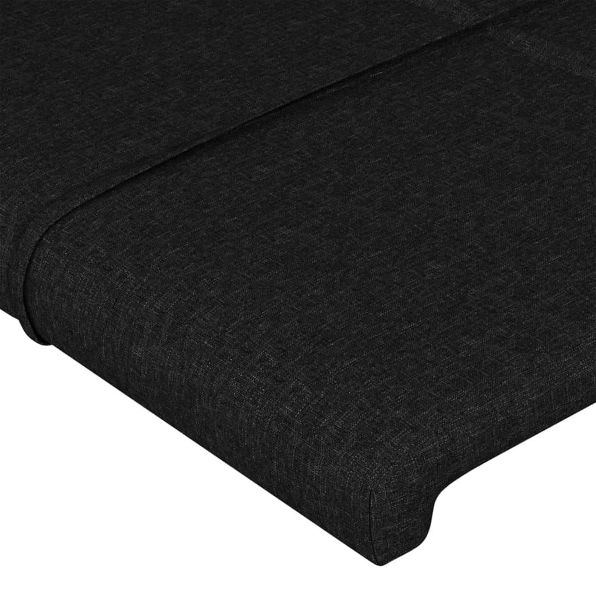 Voir la diapositive 4 : VIDAXL Tete de lit Noir 90x5x78/88 cm Tissu