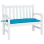 Voir la diapositive 3 : VIDAXL Coussin de banc de jardin bleu clair 100x50x7 cm tissu oxford