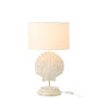 Voir la diapositive 2 : Paris Prix Lampe à Poser Coquillage  Costa  47cm Blanc