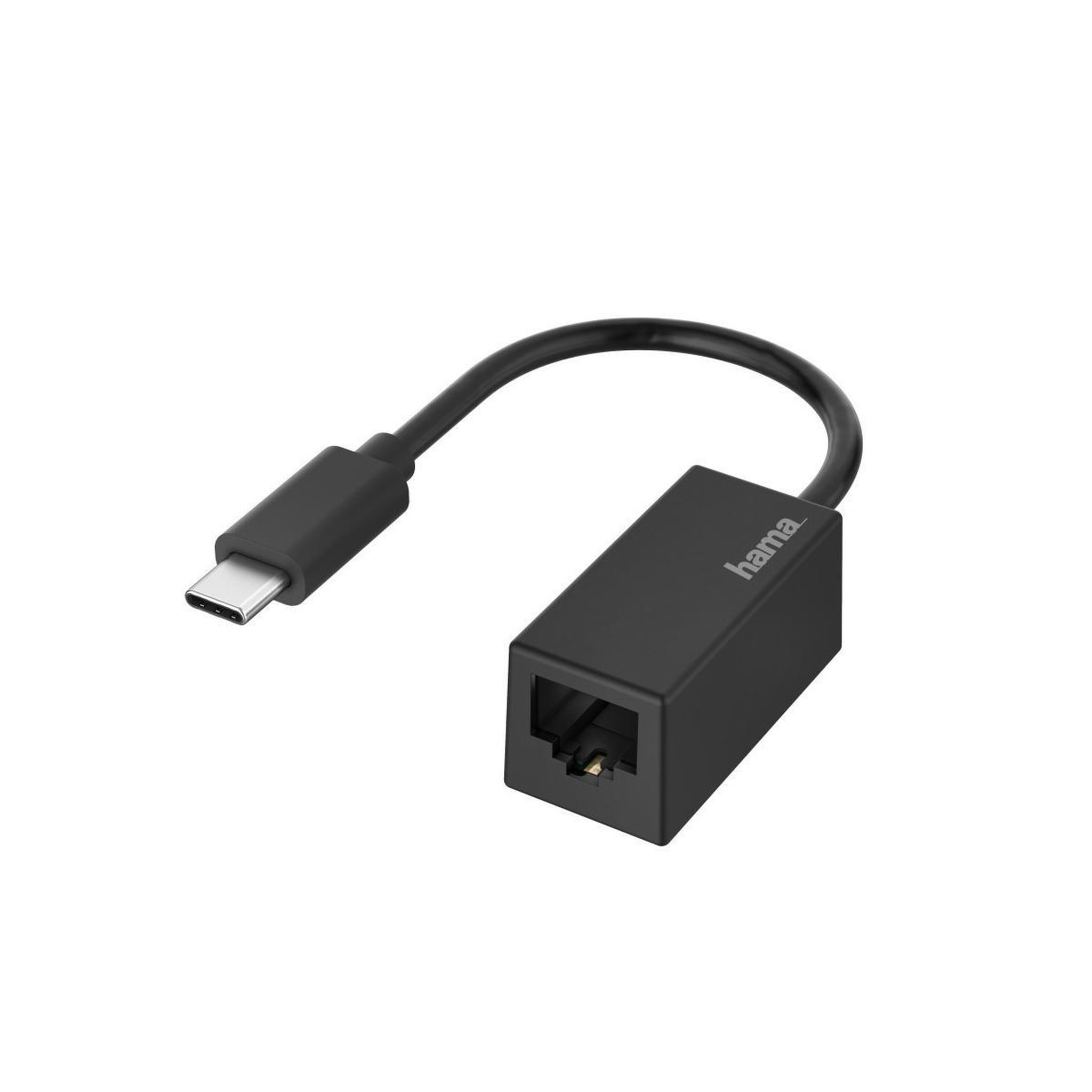 Hama Hama 00200322 changeur de genre de câble USB Type-C RJ-45 Noir