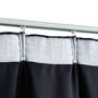 Voir la diapositive 3 : VIDAXL Rideaux occultants avec crochets 2 pcs Anthracite 140x225 cm