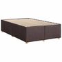 Voir la diapositive 3 : VIDAXL Cadre de lit sans matelas marron fonce 120x200 cm tissu