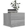 Voir la diapositive 3 : VIDAXL Tables de chevet 2 pcs Sonoma gris 40x30x30cm Bois d'ingenierie