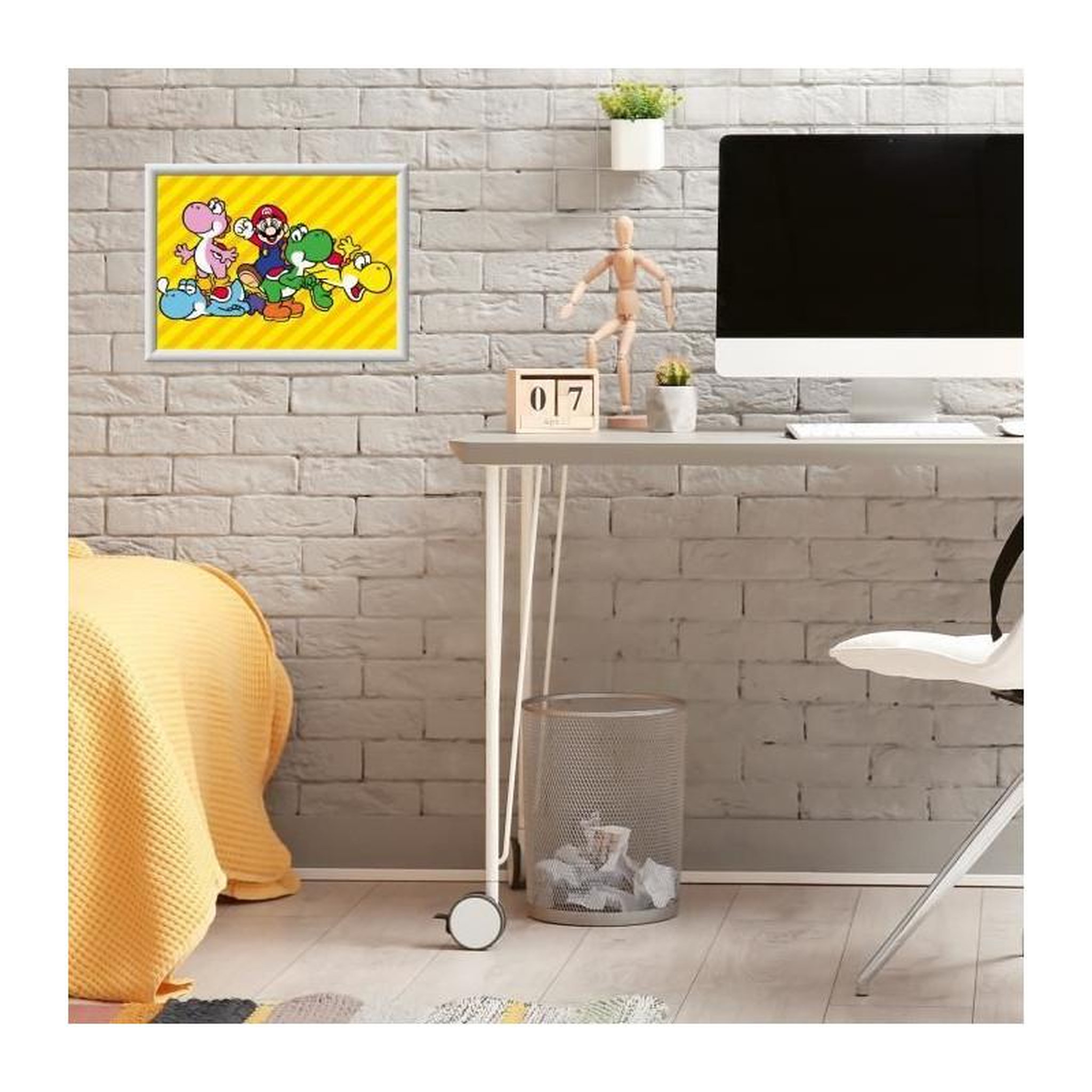 Voir la diapositive 3 : RAVENSBURGER CreArt Kids 18x24cm Super Mario, Kit de peinture par numéros Numéro d'Art, Des 7 ans, 25529, Ravensburger