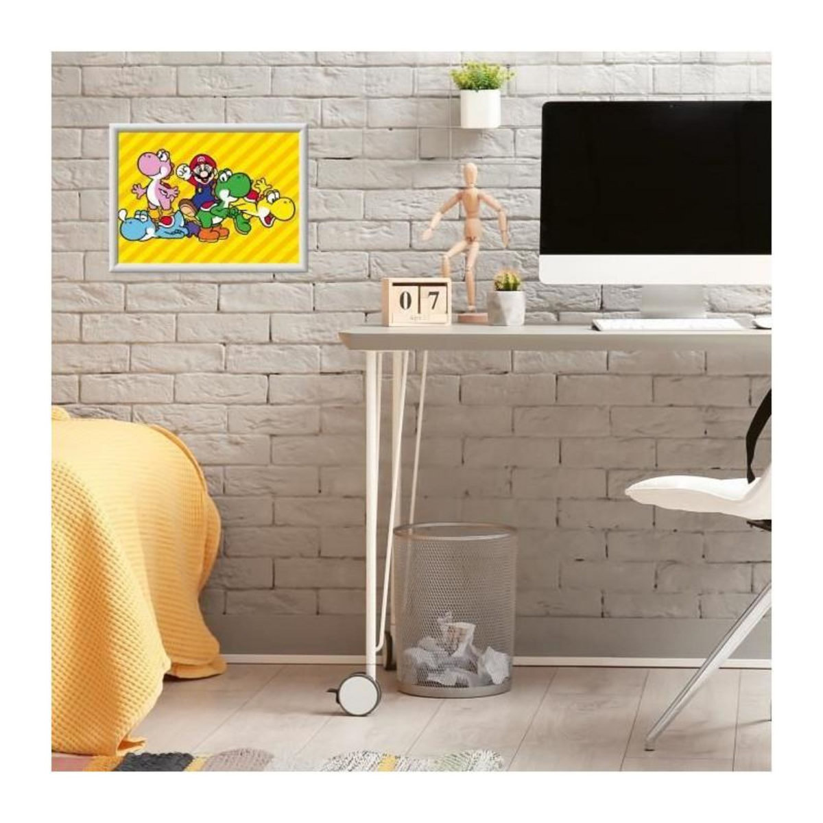 RAVENSBURGER CreArt Kids 18x24cm Super Mario, Kit de peinture par numéros Numéro d'Art, Des 7 ans, 25529, Ravensburger