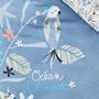 Voir la diapositive 4 : Petit Béguin Housse de couette enfant + taie d'oreiller en flanelle Océan d'amour