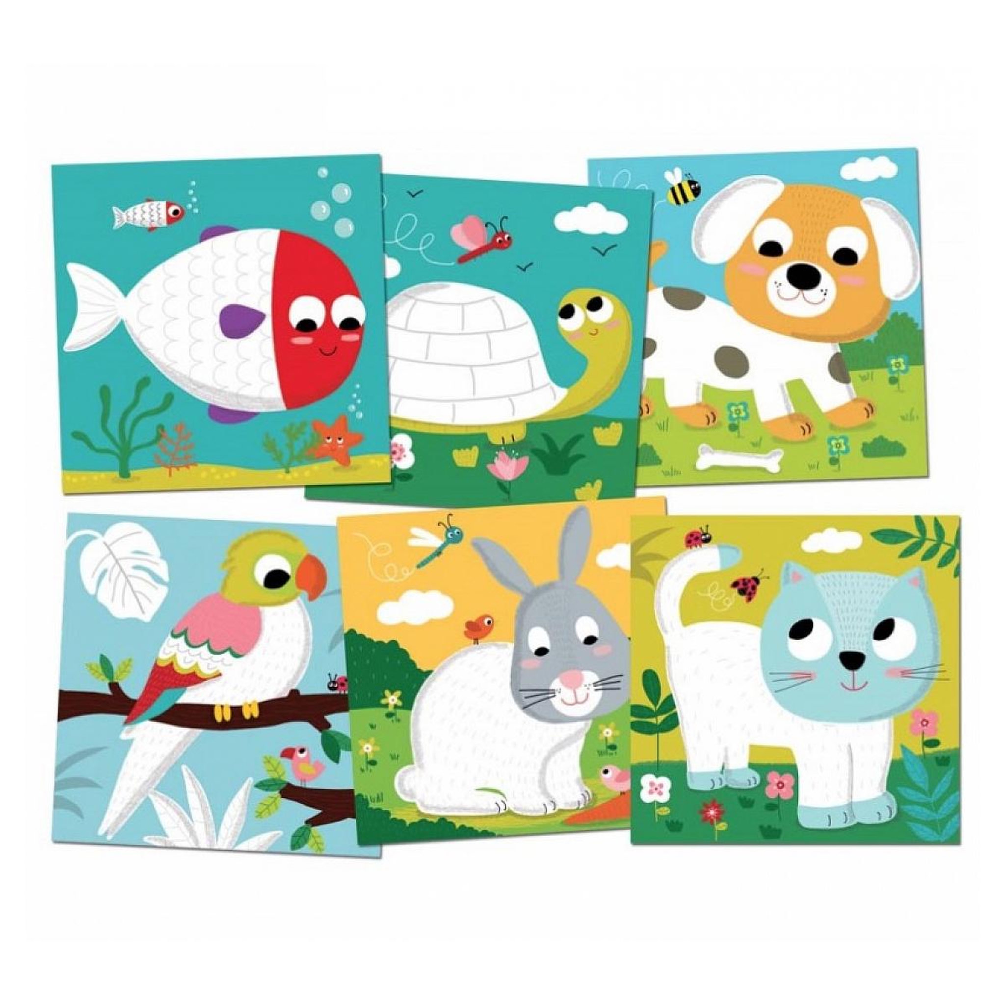 Voir la diapositive 3 : CREALIGN Peinture a doigt Adorables compagnons