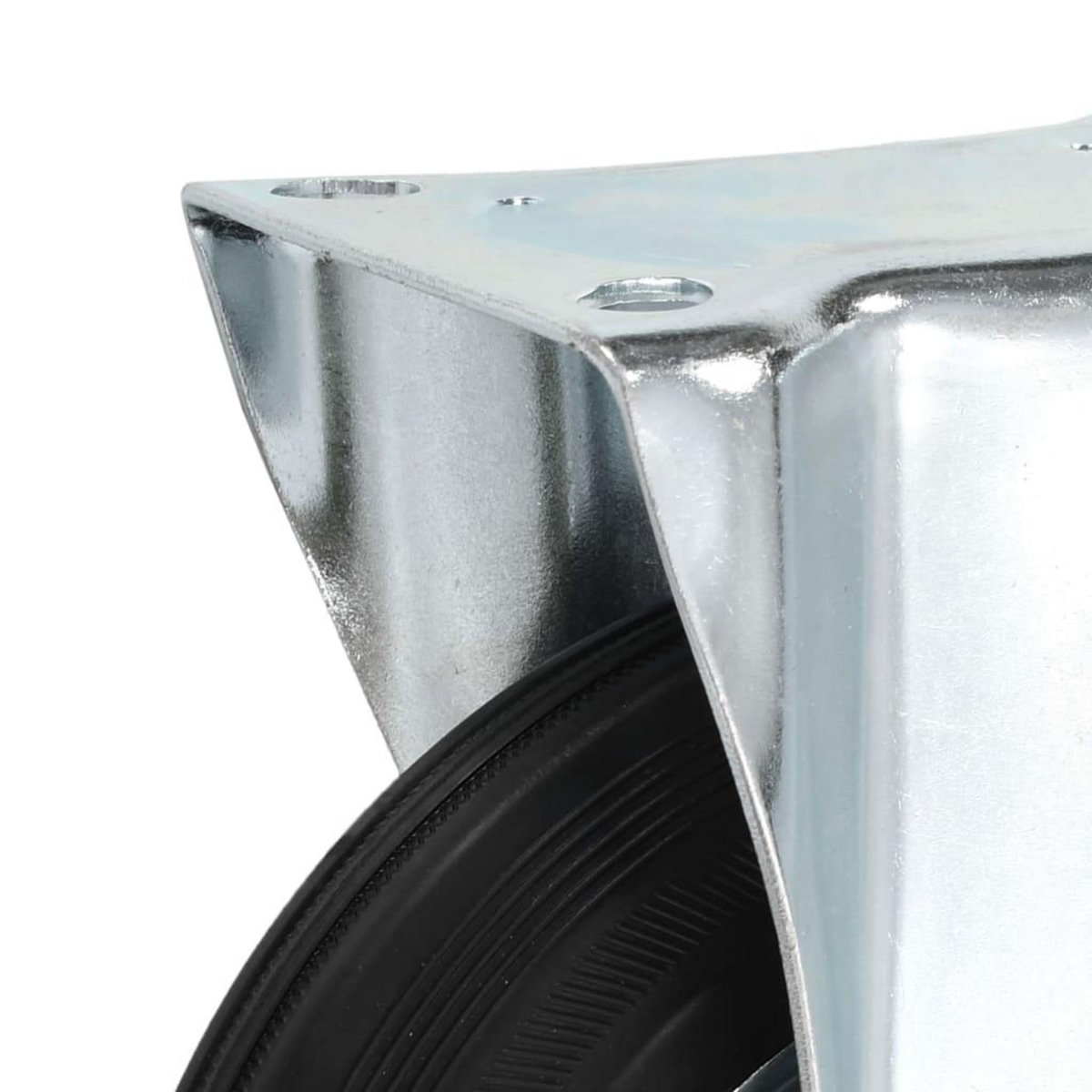 VIDAXL Roulettes fixes 4 pcs 200 mm