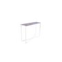 Voir la diapositive 4 : Paris Prix Console Design  Palace  110cm Gris Foncé & Blanc