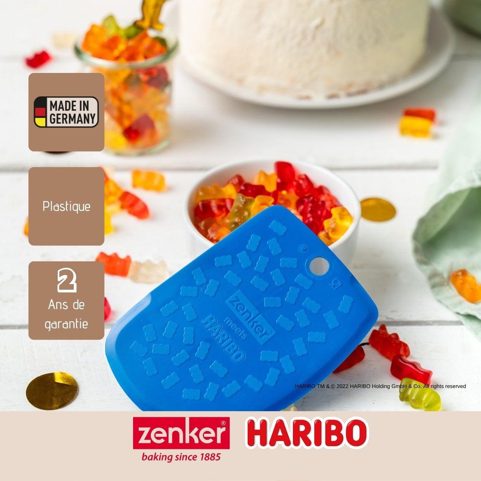 Voir la diapositive 4 : ZENKER Corne de boulanger en plastique Zenker Haribo