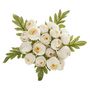Voir la diapositive 2 : ATMOSPHERA Bouquet artificiel de 18 Camélia - H. 30 cm - Blanc