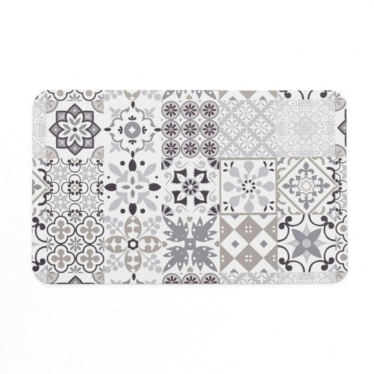 Paris Prix Tapis de Bain Imprimé  Salou  50x80cm Gris