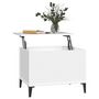 Voir la diapositive 5 : VIDAXL Table basse Blanc 60x44,5x45 cm Bois d'ingenierie
