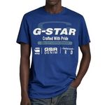 G-Star Raw T shirt  Homme G Star Raw Old Skool. Coloris disponibles : Bleu