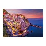 RAVENSBURGER Puzzle 1500 pieces Hameau de Manarola, Italie, des 14 ans, Puzzle de qualité supérieure, Collection Évasion, 12001533, Nathan