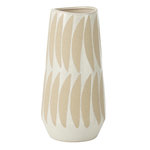 Paris Prix Vase Déco en Grès  Kai  32cm Beige & Blanc