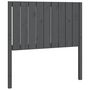 Voir la diapositive 2 : VIDAXL Tete de lit Gris 95,5x4x100 cm Bois massif de pin