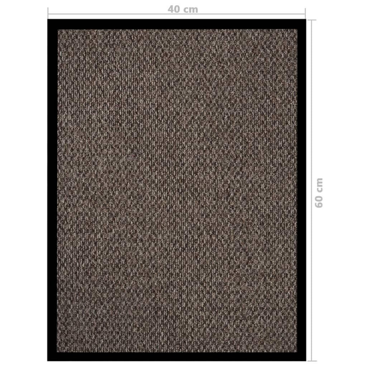 VIDAXL Paillasson Beige 40x60 cm