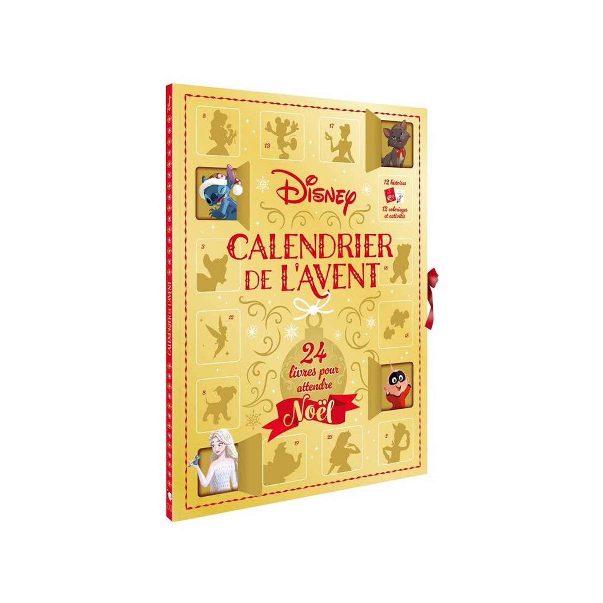 Calendrier de l'Avent Disney – 24 petits livres de 16 pages (broché)