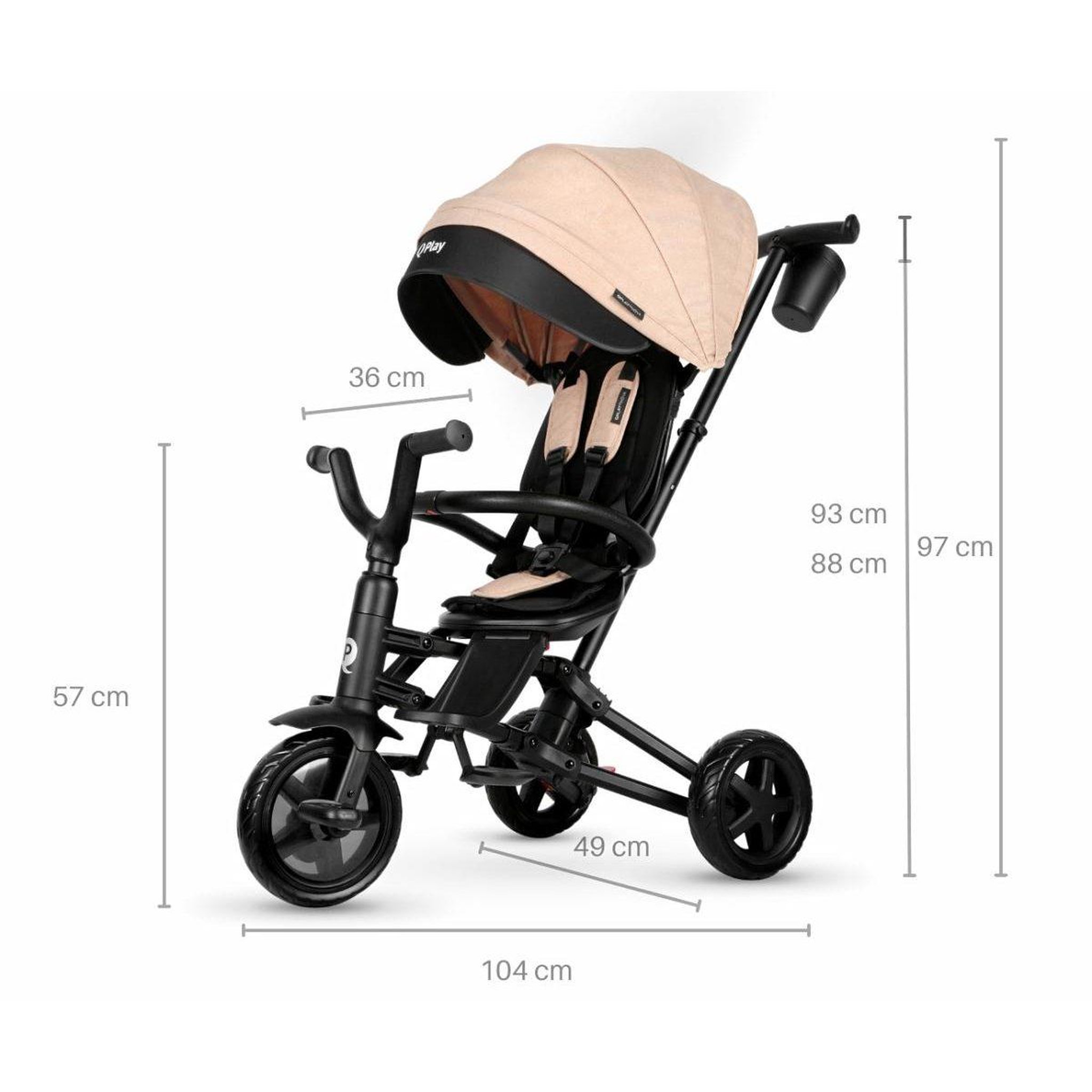 Voir la diapositive 3 : QPLAY Tricycle  nova niello kaki