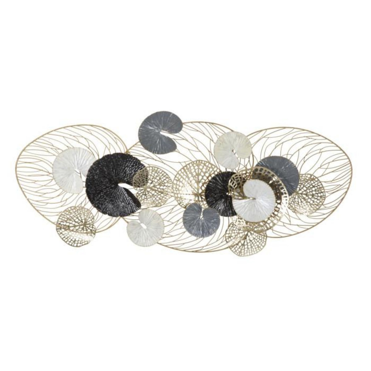 Paris Prix Décoration Murale en Métal  Luxy  124cm Multicolore