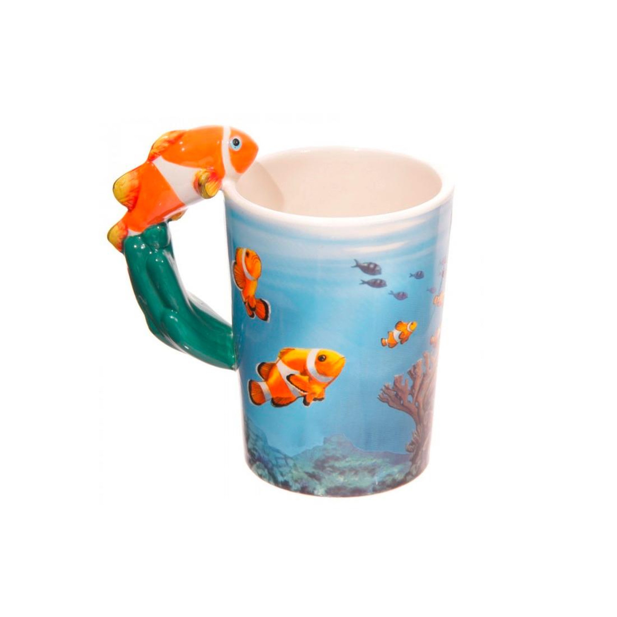 Eden Mug poisson clown en céramique