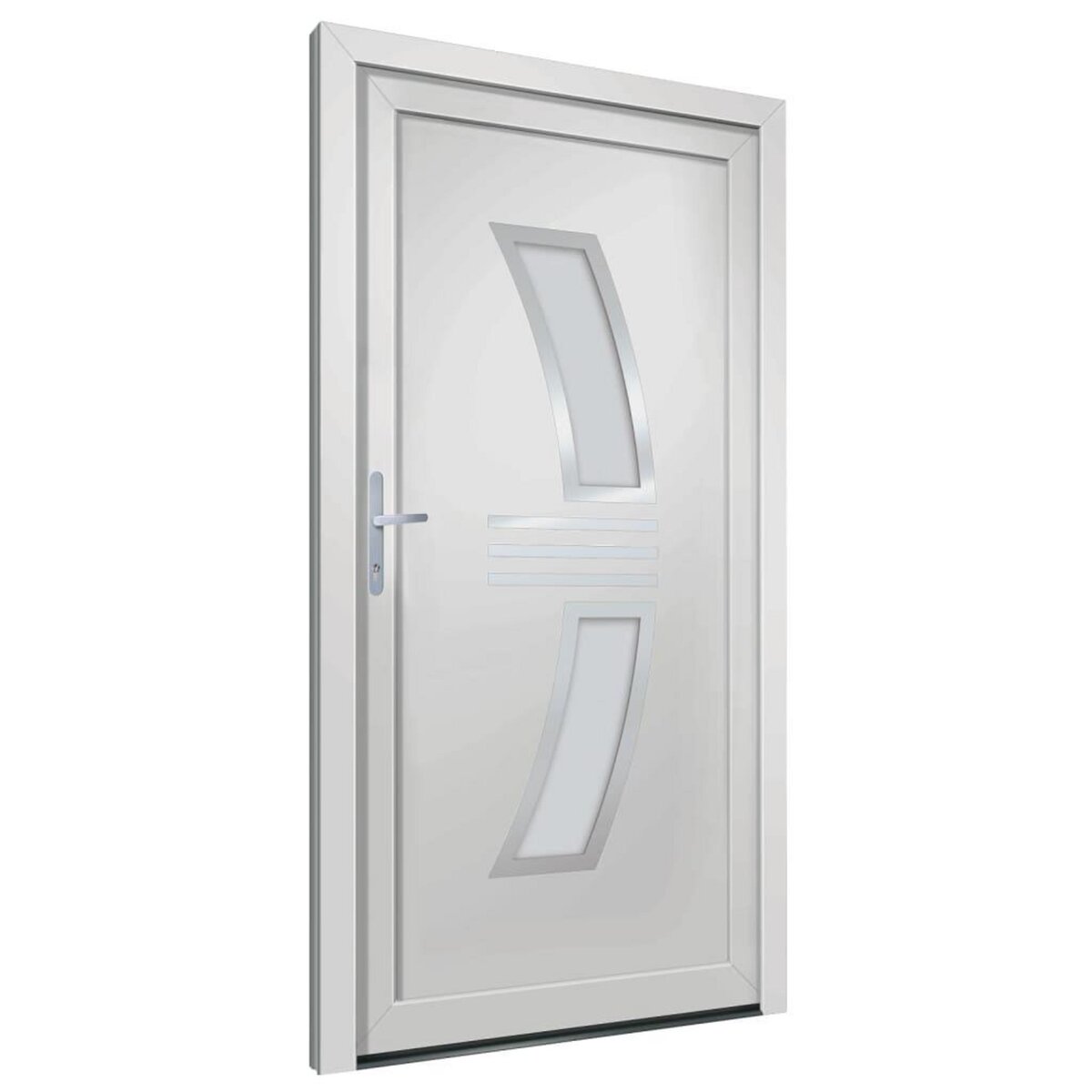 VIDAXL Porte d'entree Blanc 98x208 cm PVC