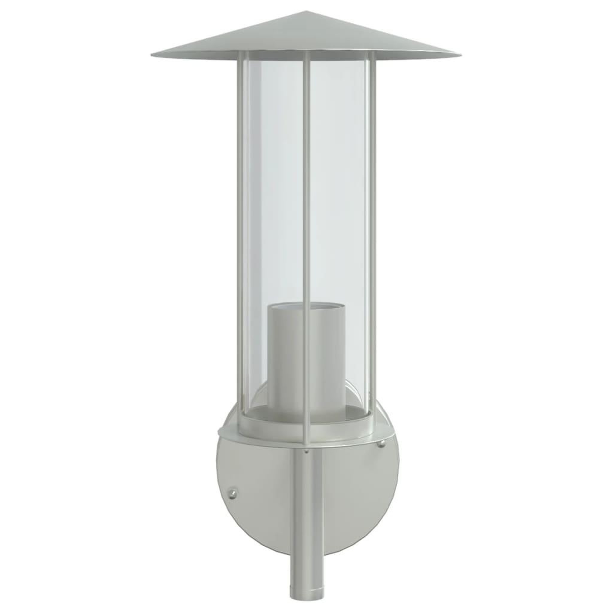 Voir la diapositive 4 : VIDAXL Applique murale d'exterieur argente acier inoxydable
