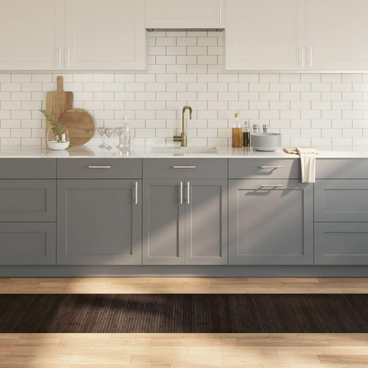 VIDAXL Tapis rectangulaire marron fonce 60x500 cm bambou