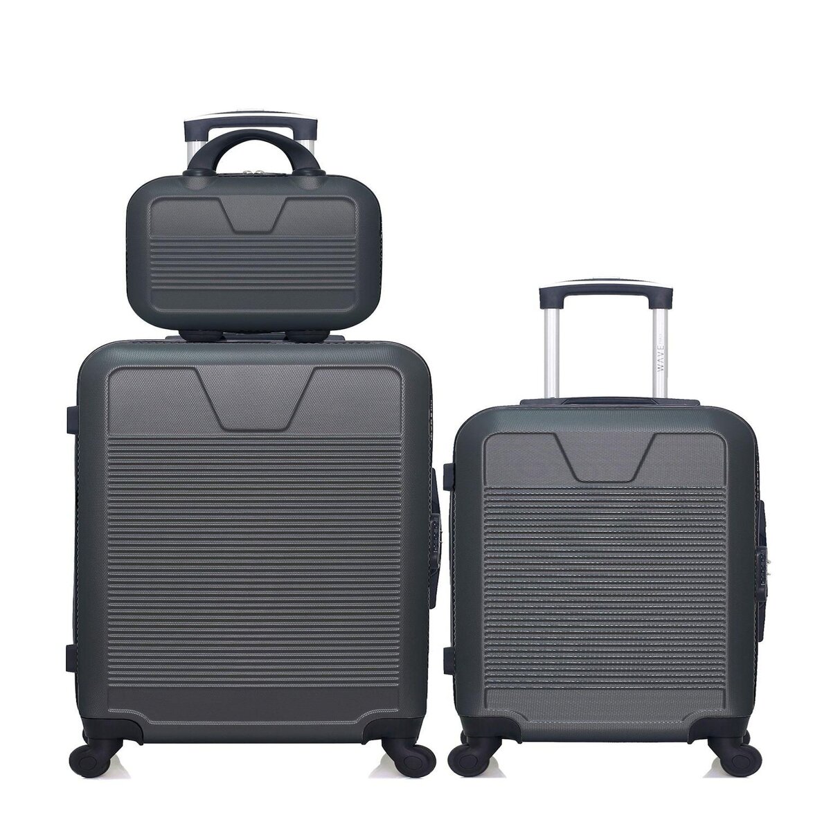 WAVE PARIS WAVE PARIS - Lot de 3 - Valise weekend, valise cabine et vanity SELENGA