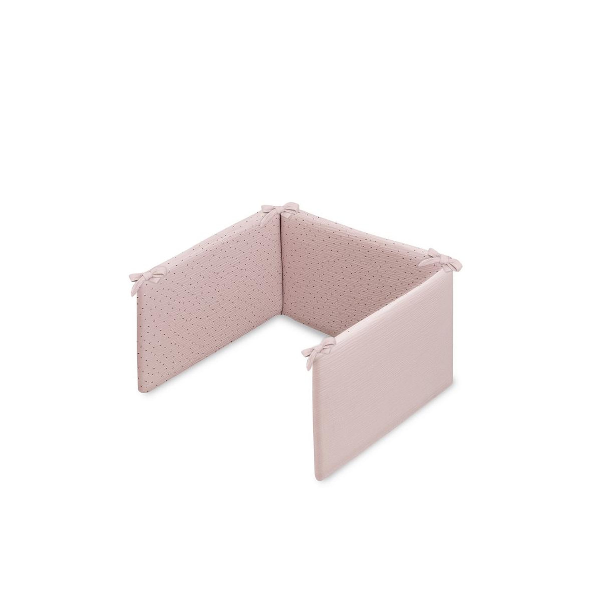 Voir la diapositive 3 : INTERBABY Parure de lit 2 Pcs. Mod. Puntos Rose Foncé