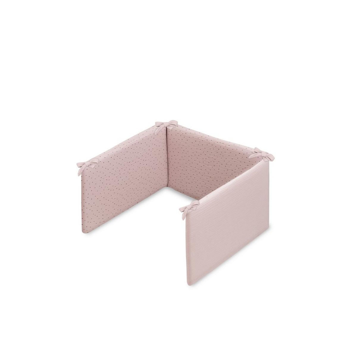 INTERBABY Parure de lit 2 Pcs. Mod. Puntos Rose Foncé
