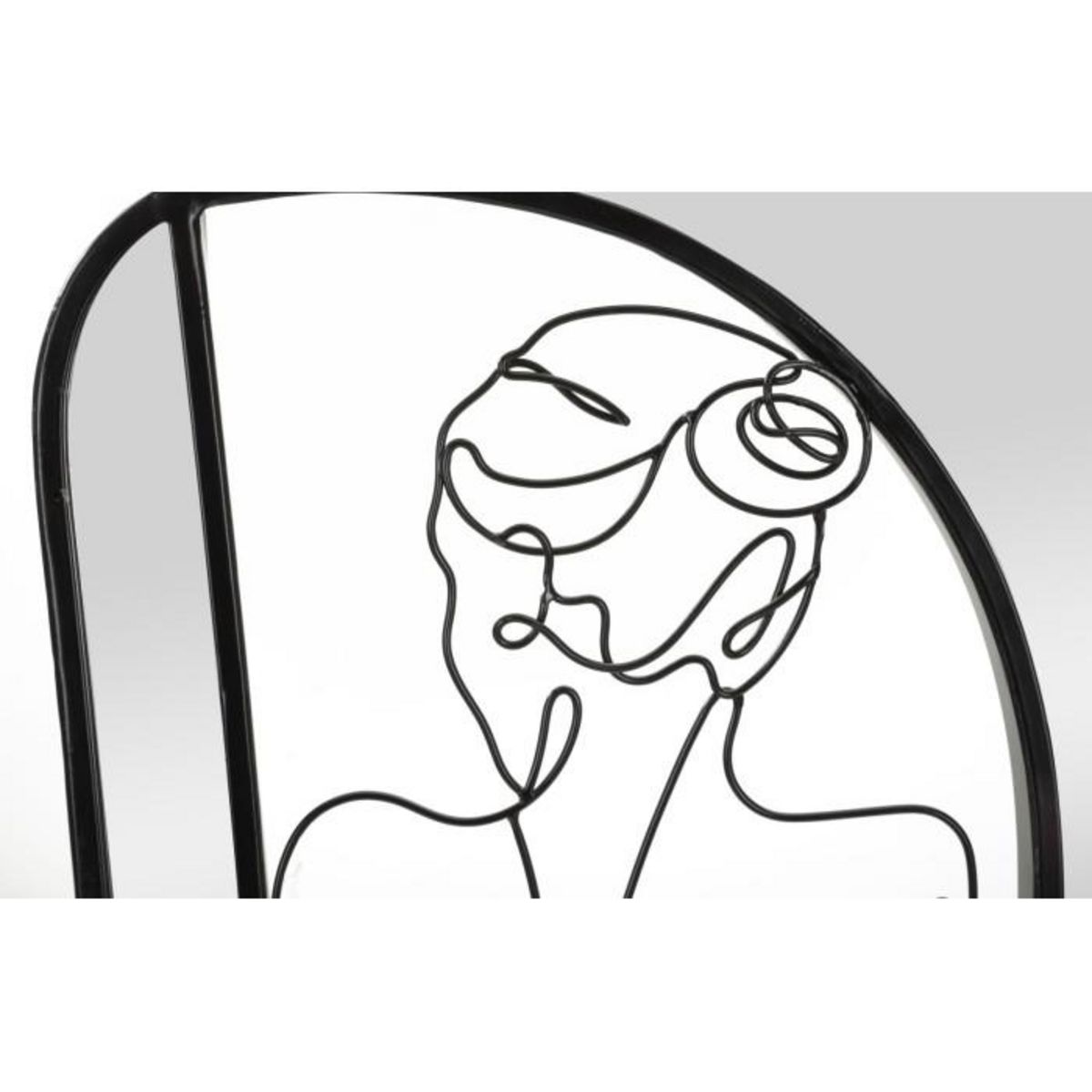 Paris Prix Miroir Mural Design  Nudity  70cm Noir