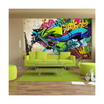 Paris Prix Papier Peint  Funky Graffiti. Coloris disponibles : Multicolore