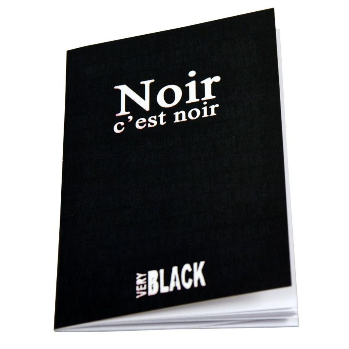 Carnet passeport Noir c'est noir 9x14cm