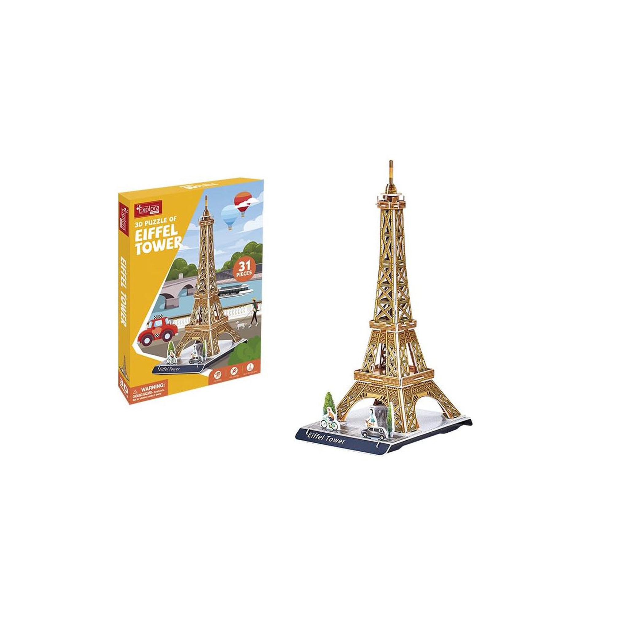 MGM Tour Eiffel - Puzzles 3D -31 Pièces - À Partir de 5 Ans
