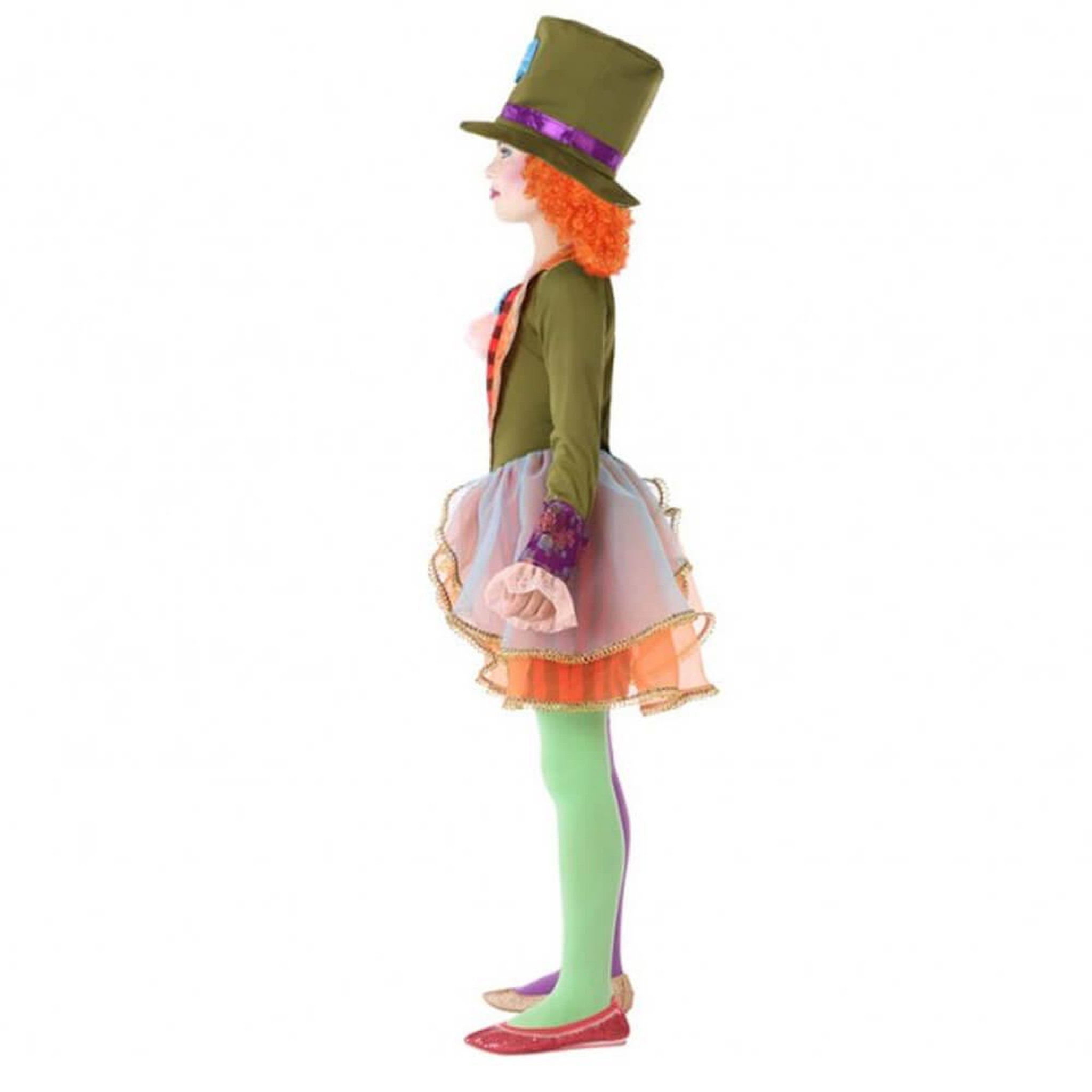 Voir la diapositive 2 : ATOSA Déguisement De Chapelière - Enfant - Taille 10/12 ans - 10/12 ans (140 à 152 cm)