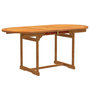 Voir la diapositive 4 : VIDAXL Ensemble a Manger de jardin 7pcs bois d'acacia solide textilene
