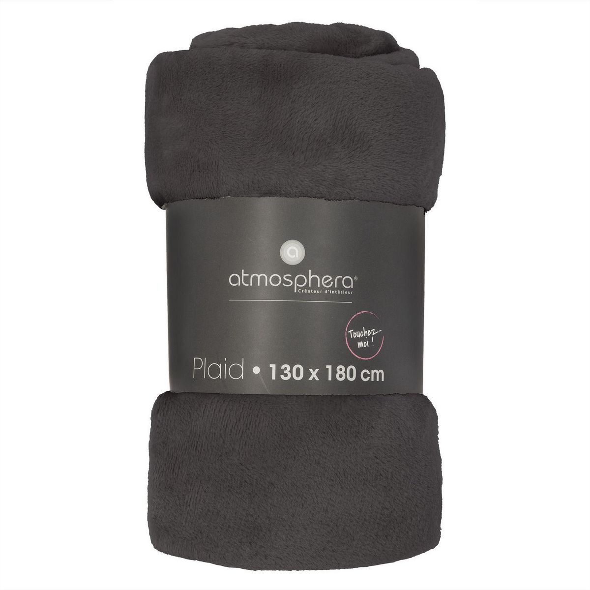 ATMOSPHERA Grand plaid en Flanelle uni