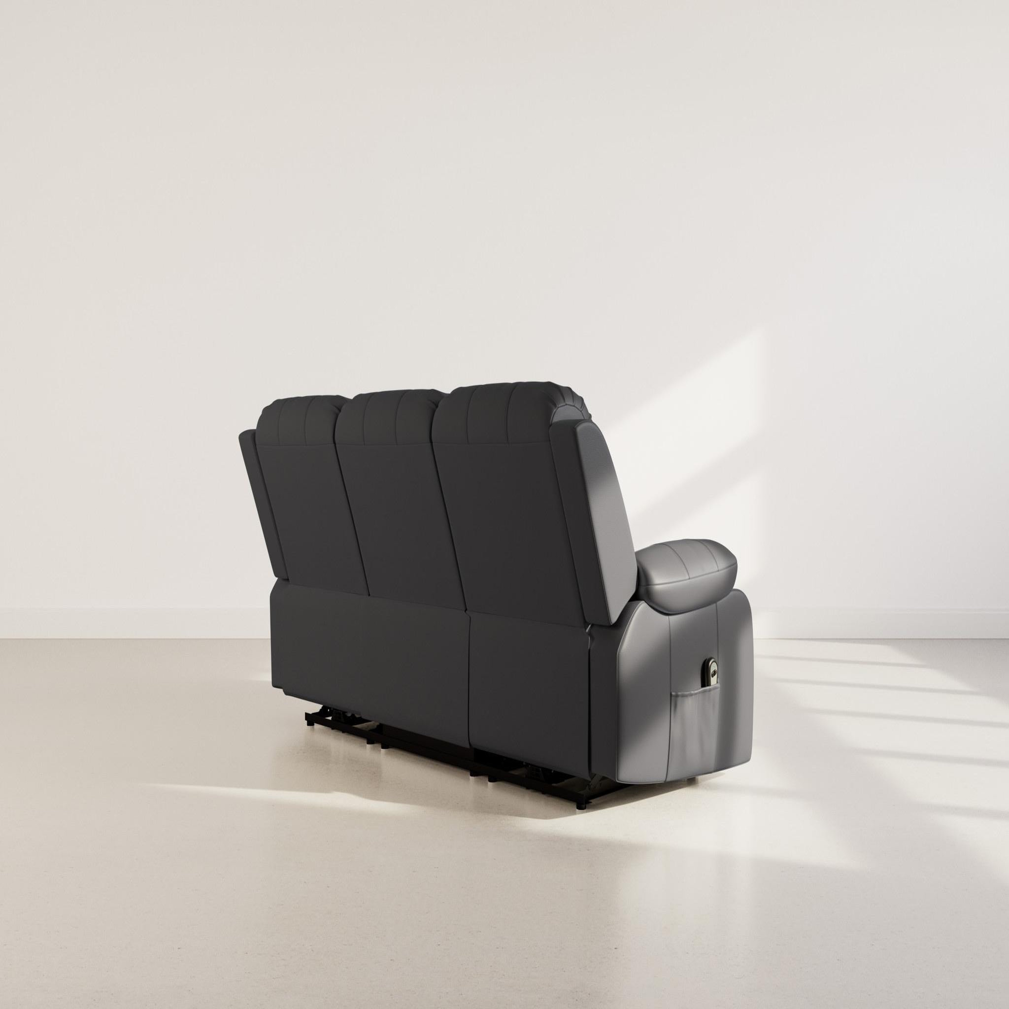 Voir la diapositive 6 : BEST MOBILIER Armand - canapé 3 places relax électrique en simili