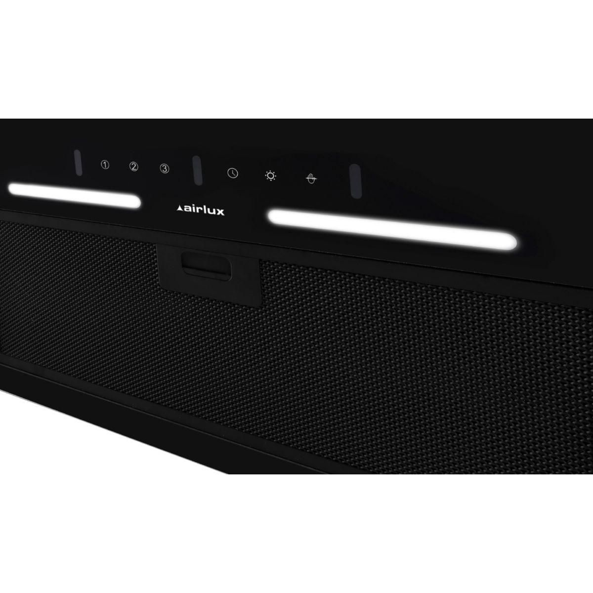 Airlux Hotte encastrable AHGG55BK Contrôle par geste