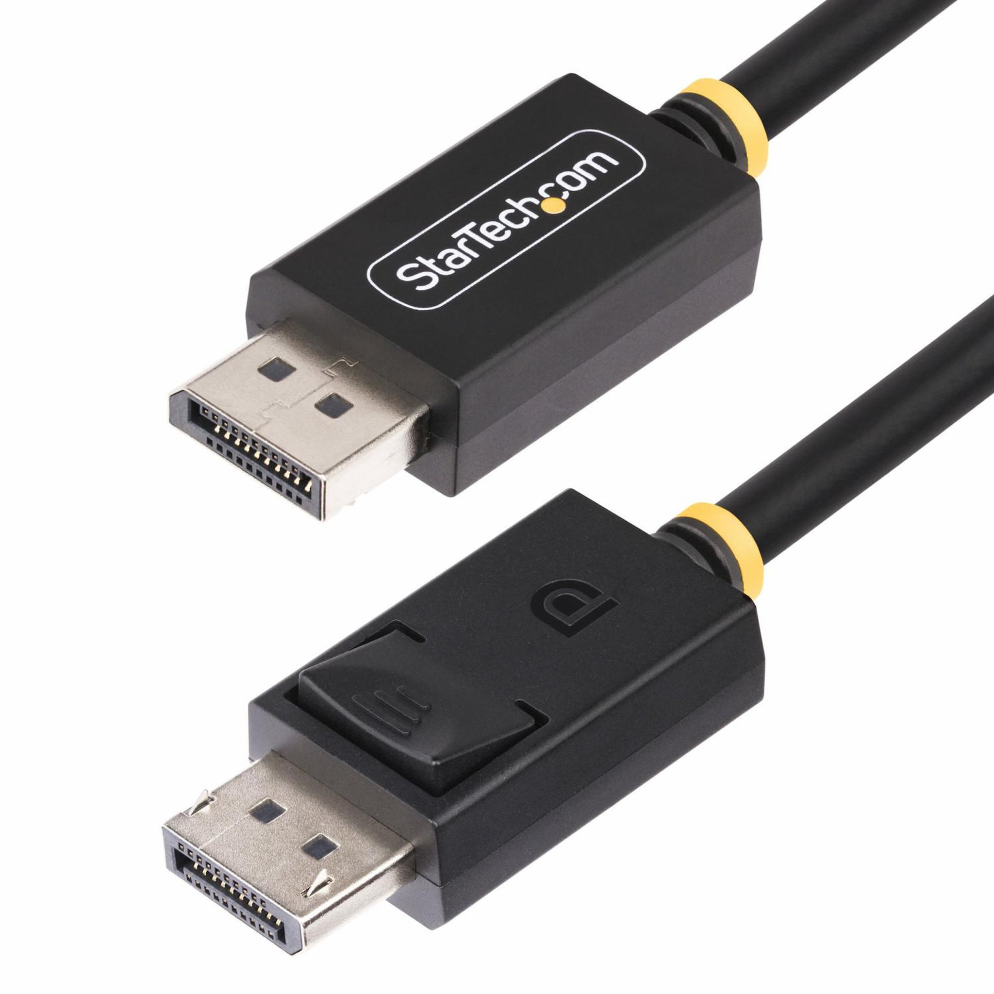 Startech Startech.com câble displayport 2.1 de 3m, câble displayport dp40 certifié vesa avec uhbr10/hdr/hdcp 2.2, 8k 60hz/4k 144hz avec dsc 1.2a, 40gbps, câble dp 2.1,câble pour moniteur uhd, m/m