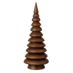 Paris Prix Pin Déco en Résine  Imitation Bois  49cm Marron Foncé